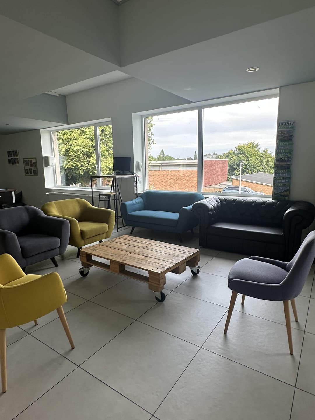 Grande salle de détente de la MDE